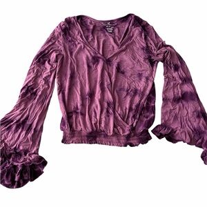 American Eagle Outfitters Purple Women's Blouse
